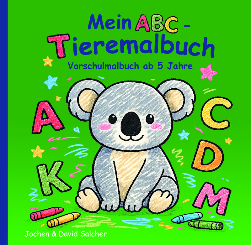 ABC-Tiere-Malbuch - Buchstaben lernen mit Tieren