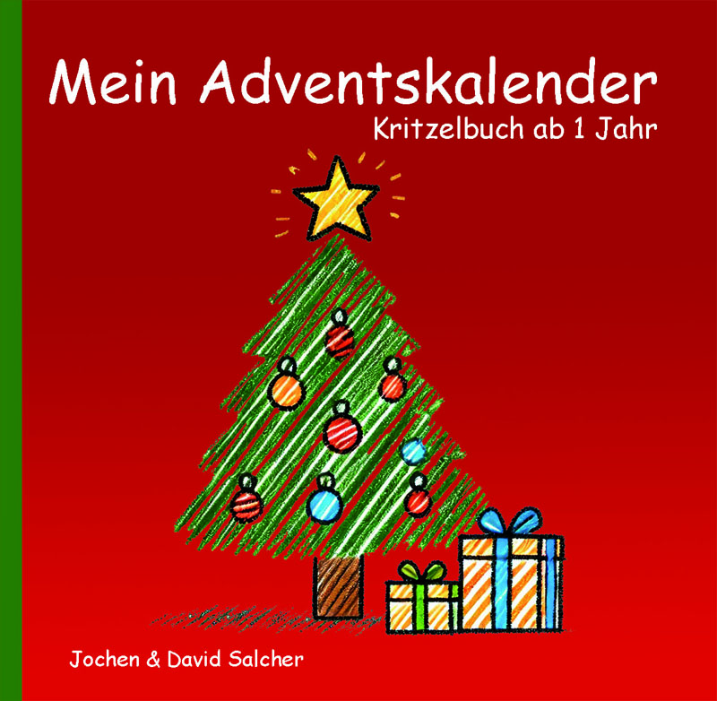 Mein Adventskalender - Kritzelbuch ab 1 Jahr
